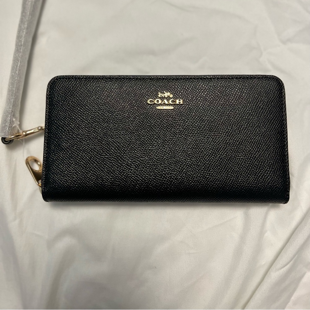Coach Long Zip Around Wallet